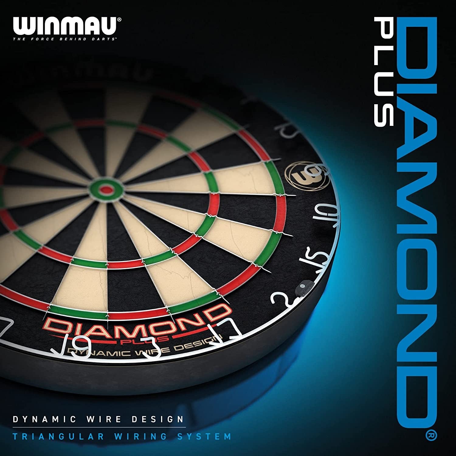Diamond plus Tournament Bristle Dartboard